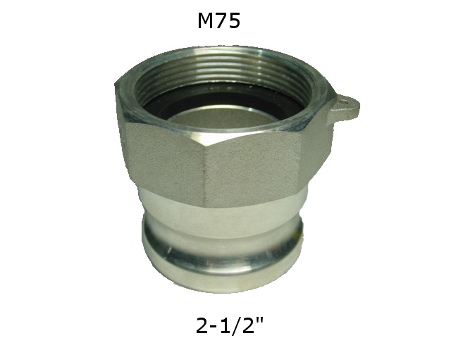OPWカムロックアダプター 633-AM アルミ（タンクローリー車専用Mネジ）