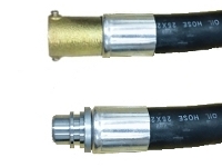 7m エムケーローリー用給油ホース　※金具:メス×オス/延長用　(ﾎｰｽ内径:25mm)